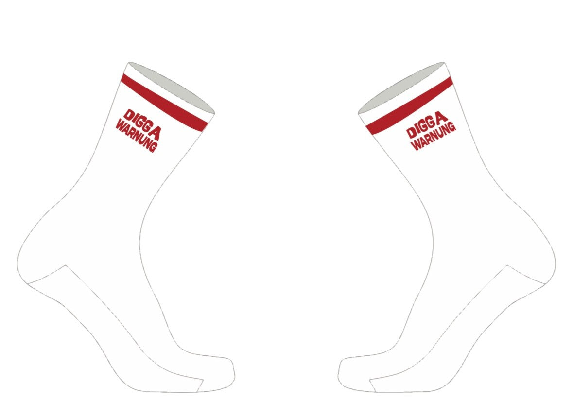 Socken DIGGAWARNUNG