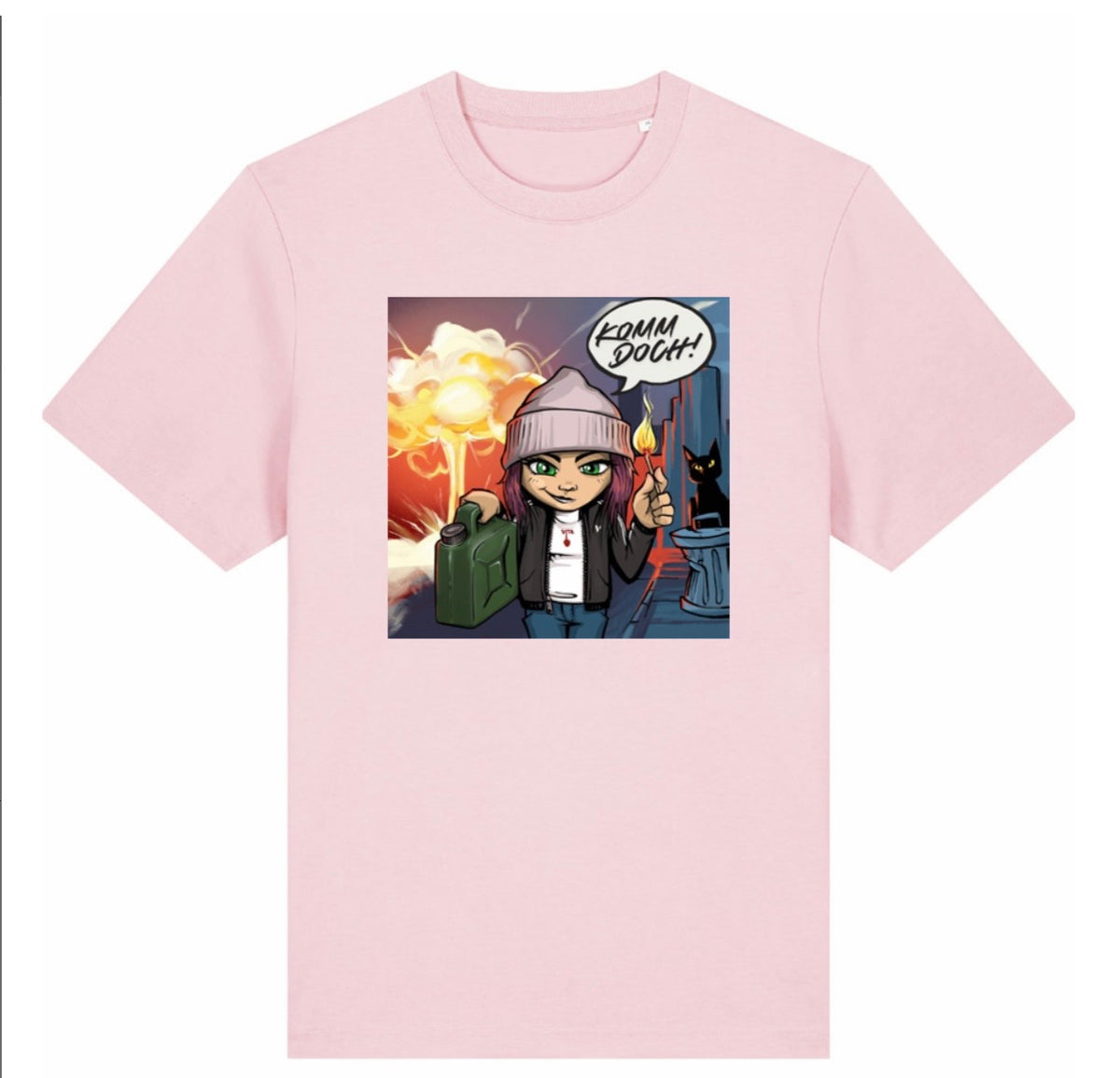 Shirt oversized KOMM DOCH Print